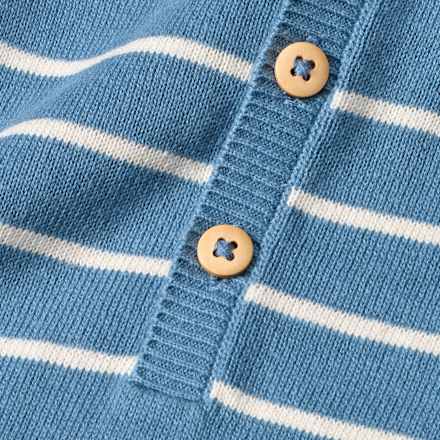 Strickoverall mit Mitwachsfunktion, blau, Gr. 56
 ALANA