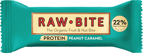 Proteinska pločica s kikirikijem i karamelom RAW BITE