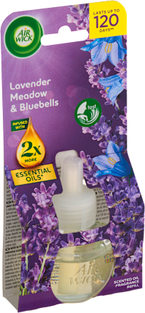 Essential Oils tekutá náplň do elektrického přístroje levandulová louka a modré kvítky AIR WICK