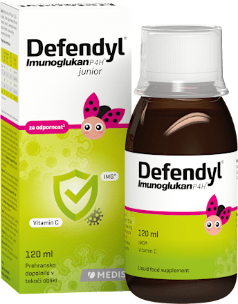 Imunoglukan P4H® junior prehransko dopolnilo za odpornost Defendyl