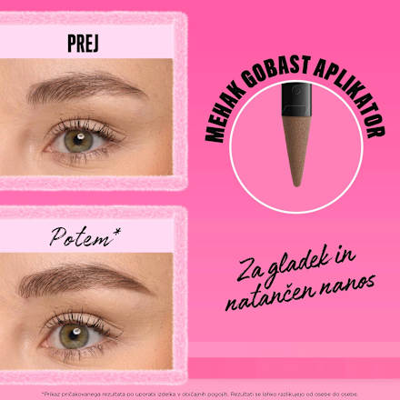 Pudrasti svinčnik za obrvi FLUFF & Snatch!, 02 Taupe NYX PROFESSIONAL MAKEUP