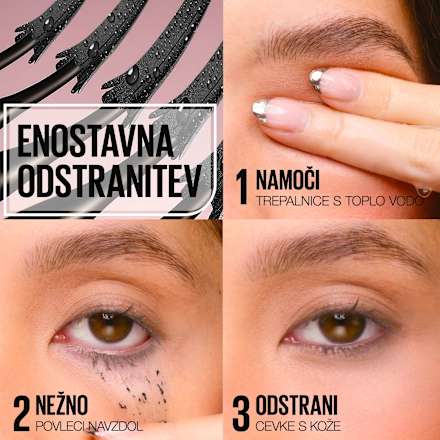 Maskara Lash Sensational Sky Tubes, 801 Very Black MAYBELLINE NEW YORK