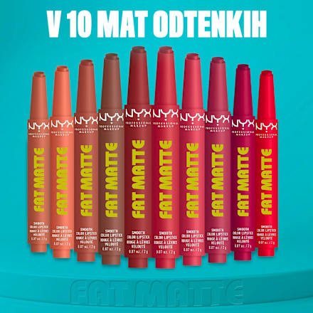 Šminka Fat Matte, 09 Mauve Cloud NYX PROFESSIONAL MAKEUP