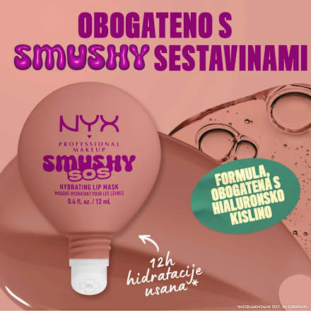 Vlažilna maska za ustnice Smushy SOS, 02 Shea So Smooth NYX PROFESSIONAL MAKEUP