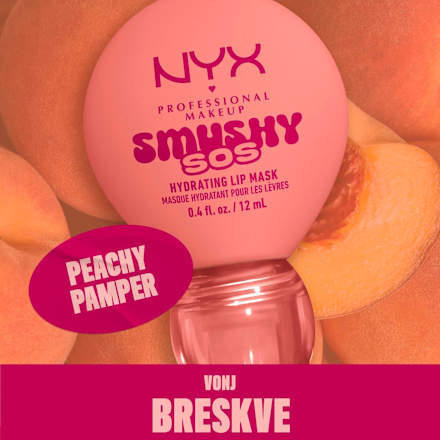 Vlažilna maska za ustnice Smushy SOS, 03 Peachy Pamper NYX PROFESSIONAL MAKEUP