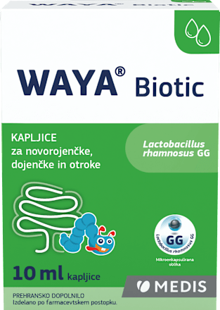 Biotic kapljice za novorojenčke, dojenčke in otroke WAYA