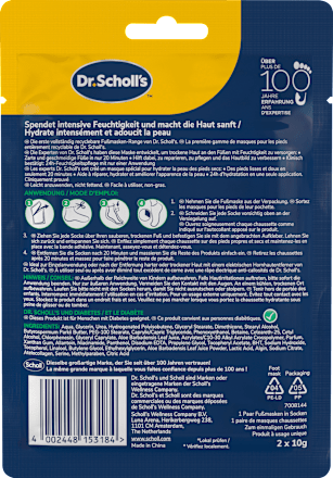 Fußmaske Socken mit Aloe Vera (1 Paar) Scholl