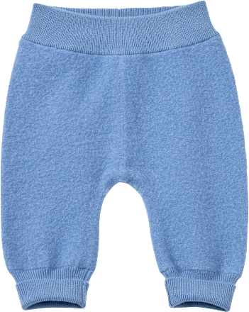 Hose aus Wollwalk mit Mitwachsfunktion, blau, Gr. 62/68
 ALANA