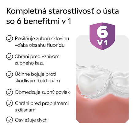 Ústna voda Total Care Extra Mild Mint Listerine