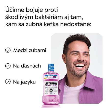 Ústna voda Total Care Intense Mint Listerine