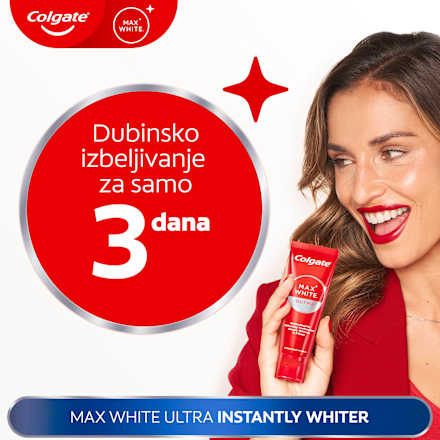 MAX WHITE ULTRA Instant Whiter pasta za zube Colgate