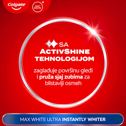 MAX WHITE ULTRA Instant Whiter pasta za zube Colgate
