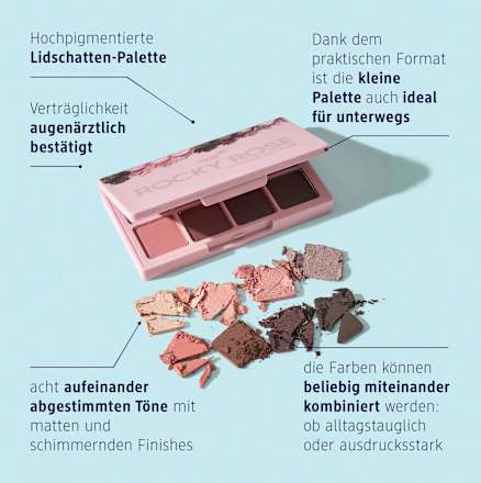 Lidschatten Palette Rocky Rose trend !t up