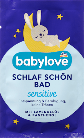 Baby Badezusatz Schlaf Schön sensitive babylove