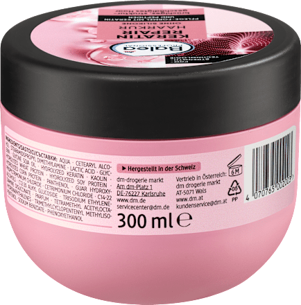 Maschera per capelli riparatrice con cheratina Balea PROFESSIONAL
