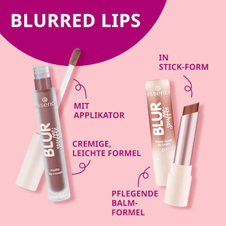 Lippenstift Blur Soufflé Sheer Nude 03 Nude Rose essence