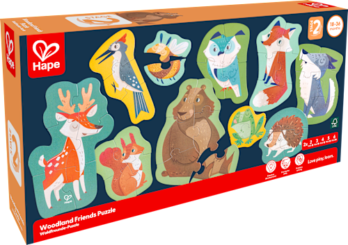 Puzzle Waldfreunde (40 Teile) Hape