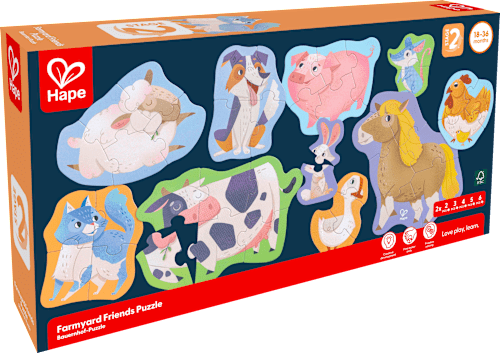 Puzzle Bauernhof (40 Teile) Hape
