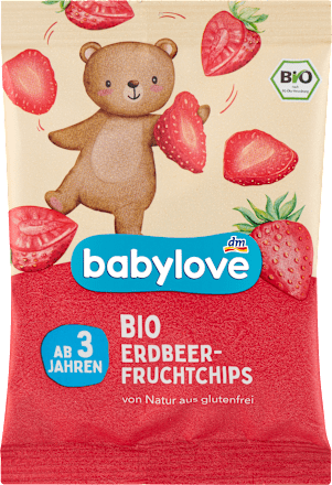 Био ягодов чипс за деца, 3+г babylove