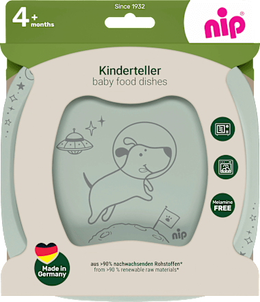Teller grün Nip