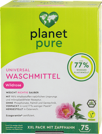 Universalwaschmittel flüssig Wildrose planet pure