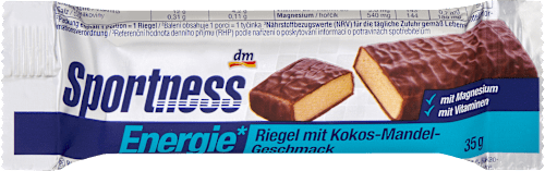 Kókusz-mandula ízű energiaszelet Sportness