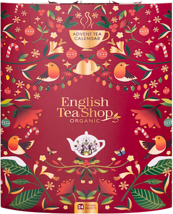 Kalendarz adwentowy z herbatą ekologiczną, książka English Tea Shop