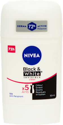 Deodorant stick B&W Invisible Clear NIVEA