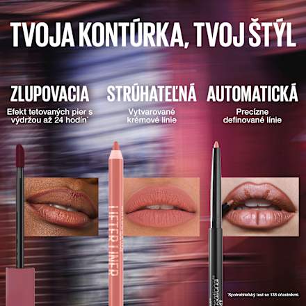 Rúž a tekutá linka na pery SuperStay Peel Off 07 Blaze MAYBELLINE NEW YORK