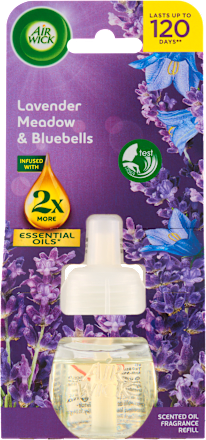 Essential Oils tekutá náplň do elektrického přístroje levandulová louka a modré kvítky AIR WICK
