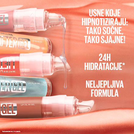 Sjajilo za usne Lifter Gel – 004 Sugar Spritz MAYBELLINE NEW YORK