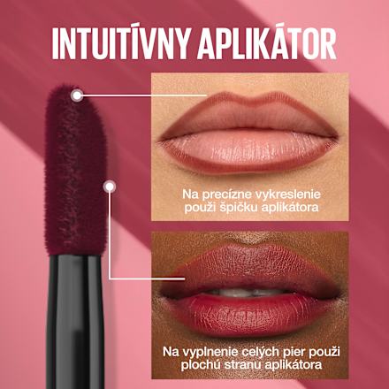 Rúž a tekutá linka na pery SuperStay Peel Off 07 Blaze MAYBELLINE NEW YORK