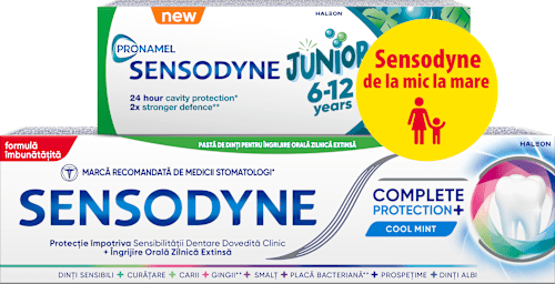 Pachet Complete Protection + Pronamel Junior SENSODYNE
