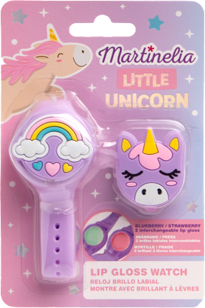 lesk na rty hodinky Little Unicorn Martinelia