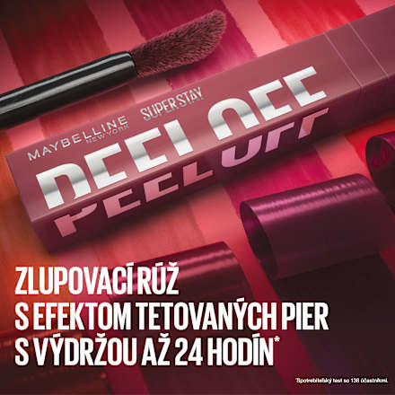 Rúž a tekutá linka na pery SuperStay Peel Off 02 Haze MAYBELLINE NEW YORK