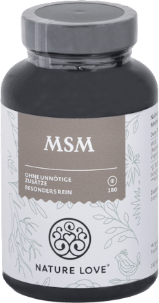 Tablety MSM s vitamínom C Nature Love