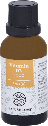 Kvapky Vitamin D3 5000 Nature Love