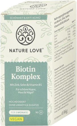 Tablety Biotin Komplex Nature Love