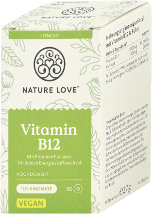 Tablety Vitamin B12 Nature Love
