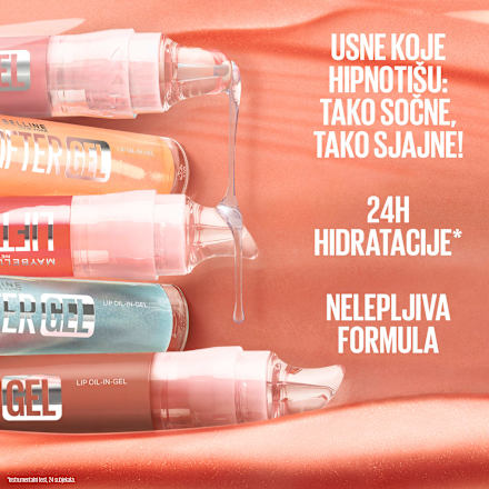 LIFTER GEL ulje za usne-  004 sugar spritz MAYBELLINE NEW YORK