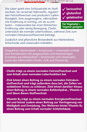 Mariendistel + Artischocke & Löwenzahn Kapseln 30 St Doppelherz