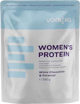 ženský protein bíla čokoláda a karamel VOXBERG