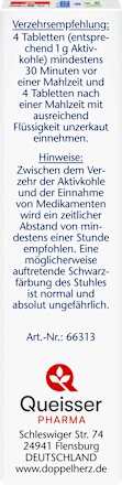 Kohletabletten pflanzlich 30 St Doppelherz