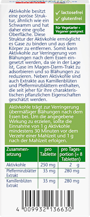 Kohletabletten pflanzlich 30 St Doppelherz