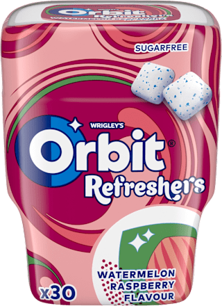 Žvečilni gumiji Watermelon Raspberry Orbit