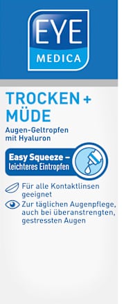 Gereizt + Gerötet Augentropfen EYE MEDICA
