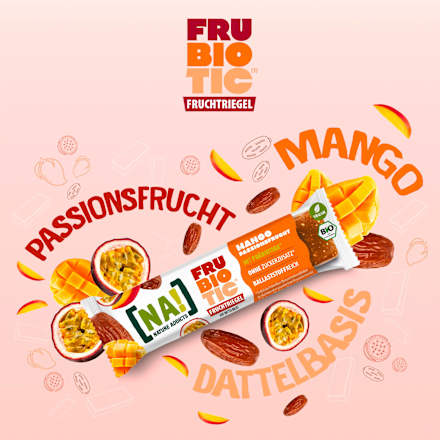 Trockenfrüchte, Fruchtsnack Mango Passionsfrucht, Softe Stückchen auf Apfelbasis N.A!