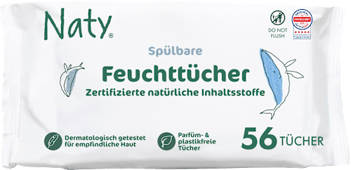 Feuchttücher spülbar Naty