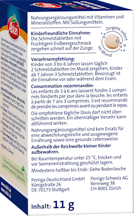 Multivitamine für Kinder Schmelztabletten 75 St Abtei