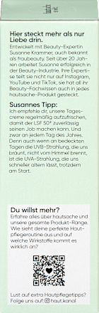 Gesichtscreme hautverfeinernd LSF 50+ hautsache